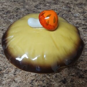 Yellow and Orange Mushroom Decor